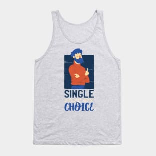 Funny single Design Tank Top